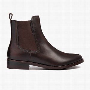 Black Coffee Thursday Boots Duchess Women Chelsea Boots | JKS2643RJ