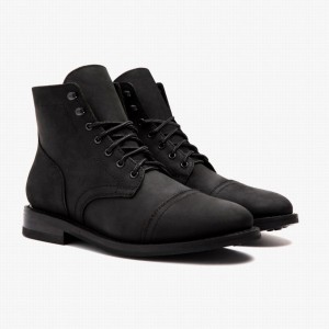 Black Thursday Boots Captain Men Lace Up Boots | DMF1776ST