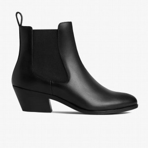 Black Thursday Boots Duchess Bootie Women Chelsea Boots | GOH6261ZB