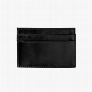 Black Thursday Boots Leather Men Card Holder | LUC9364FC