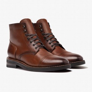 Brandy Thursday Boots Captain Men Lace Up Boots | WQM1098QK