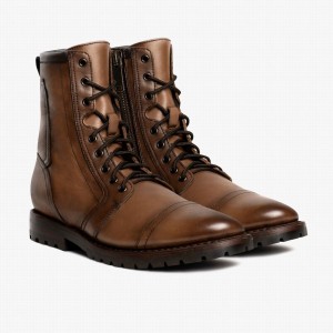 Brown Thursday Boots Casa Moto Men Lace Up Boots | DIW821MG