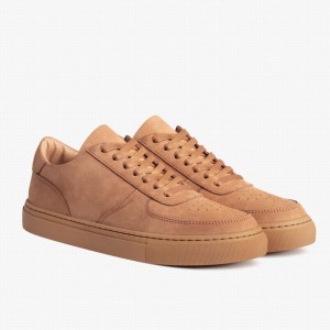 Brown Thursday Boots Court Men Low-Top Sneakers | XKW1439DJ