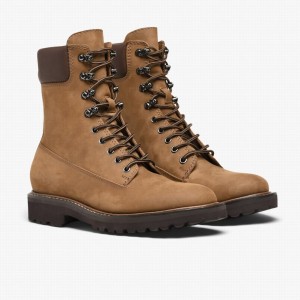 Brown Thursday Boots Explorer Men Lace Up Boots | UZW108BR