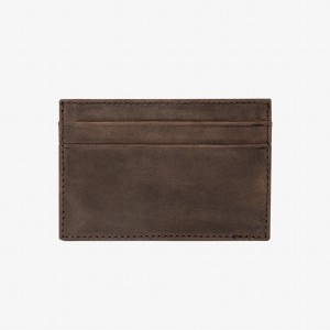 Brown Thursday Boots Leather Men Card Holder | RRG1009DJ