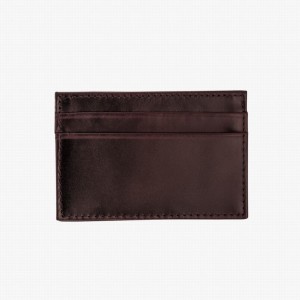 Brown Thursday Boots Leather Women Card Holder | MVT6379GH