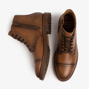 Brown Thursday Boots Major Men Lace Up Boots | EXS2245NB