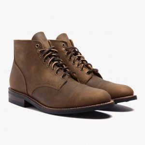 Brown Thursday Boots Vanguard Men Lace Up Boots | WMF7676MA