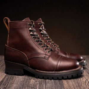 Chocolate Thursday Boots Challenger Men Lace Up Boots | XWL3845SU