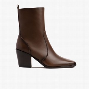 Chocolate Thursday Boots Soho Zip Women Booties | PLO7514FE