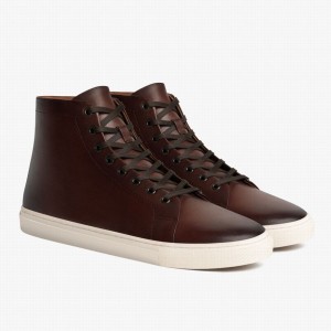 Coffee Thursday Boots Premier Men High-Top Sneakers | ZIV9165SR