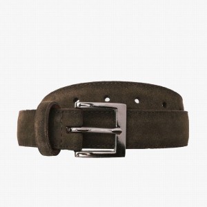 Dark Olive Thursday Boots Classic Leather Men Belts | XAG3316UD