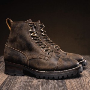 Grey Thursday Boots Challenger Men Lace Up Boots | WTY4547PO