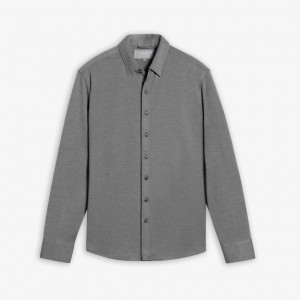 Grey Thursday Boots Everyday Button-Down Men Shirts | SSI7855BV