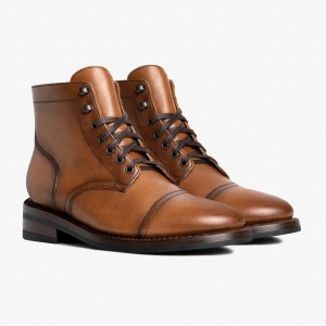 Toffee Thursday Boots Captain Men Lace Up Boots | RJG3194HJ