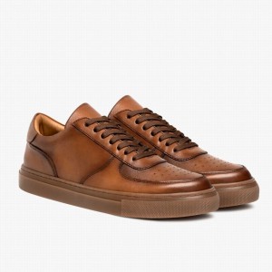 Toffee Thursday Boots Court Men Low-Top Sneakers | HKN2745HW