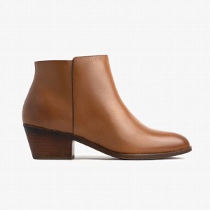 Toffee Thursday Boots Downtown Women Booties | QIF6735GH