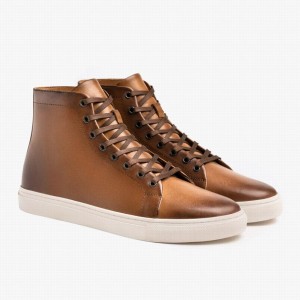 Toffee Thursday Boots Premier Men High-Top Sneakers | DKR5270CS