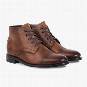 Walnut Thursday Boots Cadet Men Lace Up Boots | ZEL8293QC