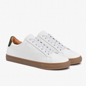 White Green Thursday Boots Legacy Men Low-Top Sneakers | HOA5286SS