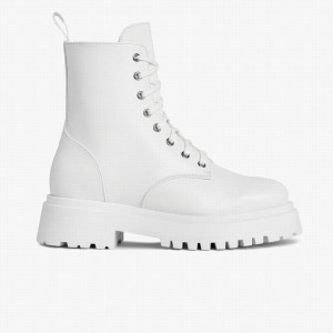 White Thursday Boots Dolce Women Platform Boots | CUR5672QL