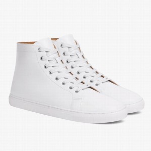 White Thursday Boots Premier Men High-Top Sneakers | IVX6245HV