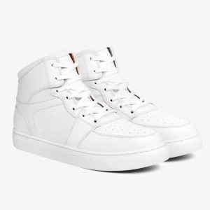 White Thursday Boots Showtime Men High-Top Sneakers | EDS4841YL