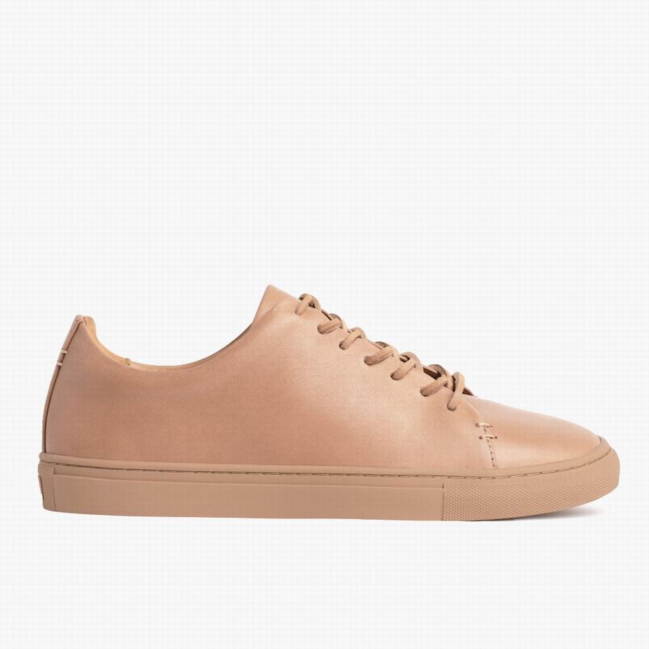 Beige Thursday Boots Premier Men Low-Top Sneakers | HKR9875NU