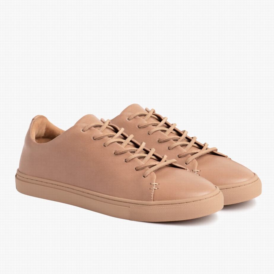 Beige Thursday Boots Premier Men Low-Top Sneakers | HKR9875NU