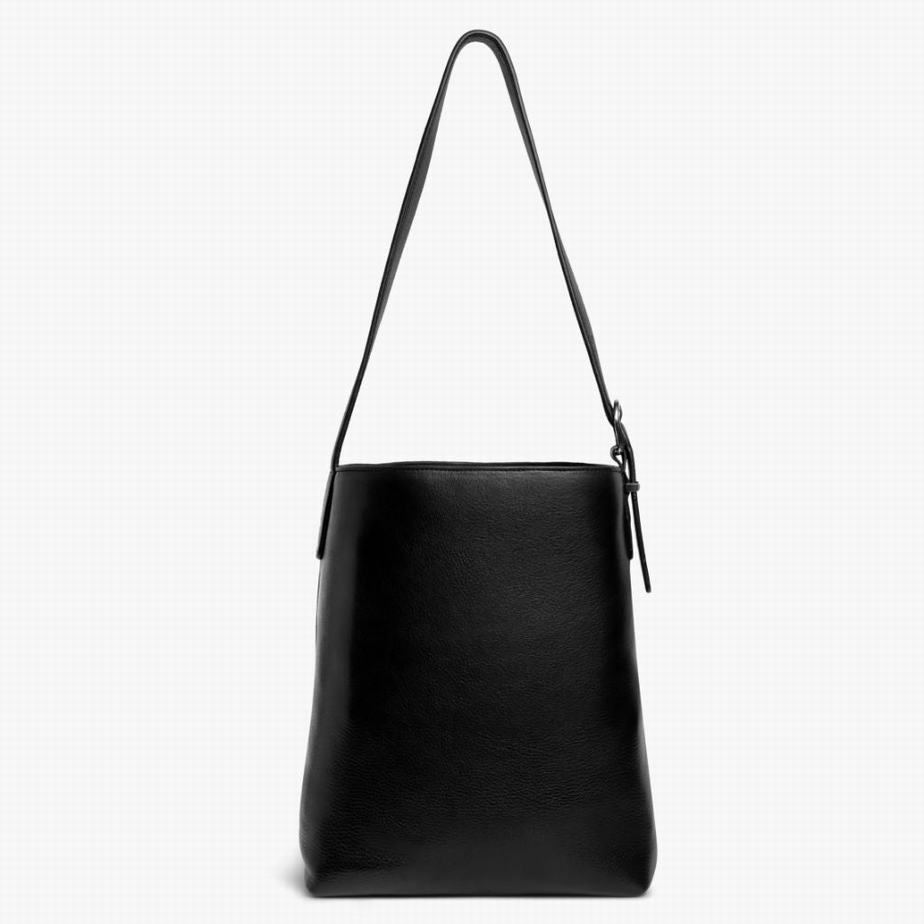 Black Silver Thursday Boots Bucket Women Bags | EVZ4484MR