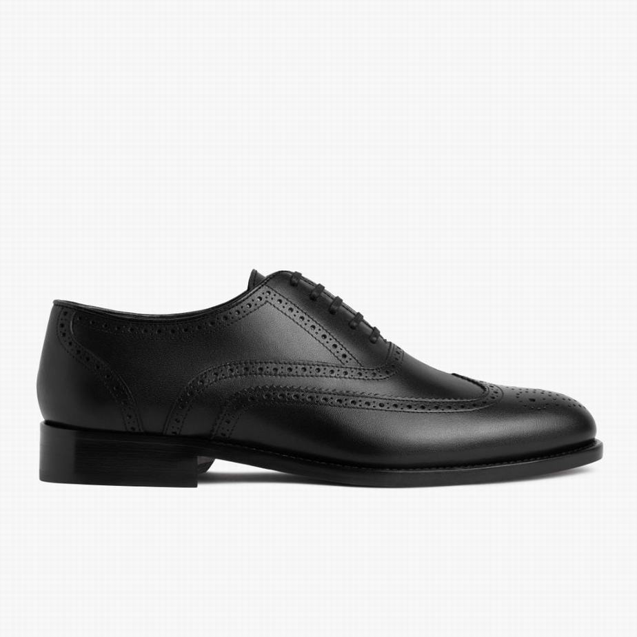 Black Thursday Boots Aviator Men Dress Shoes | UOY2860RU