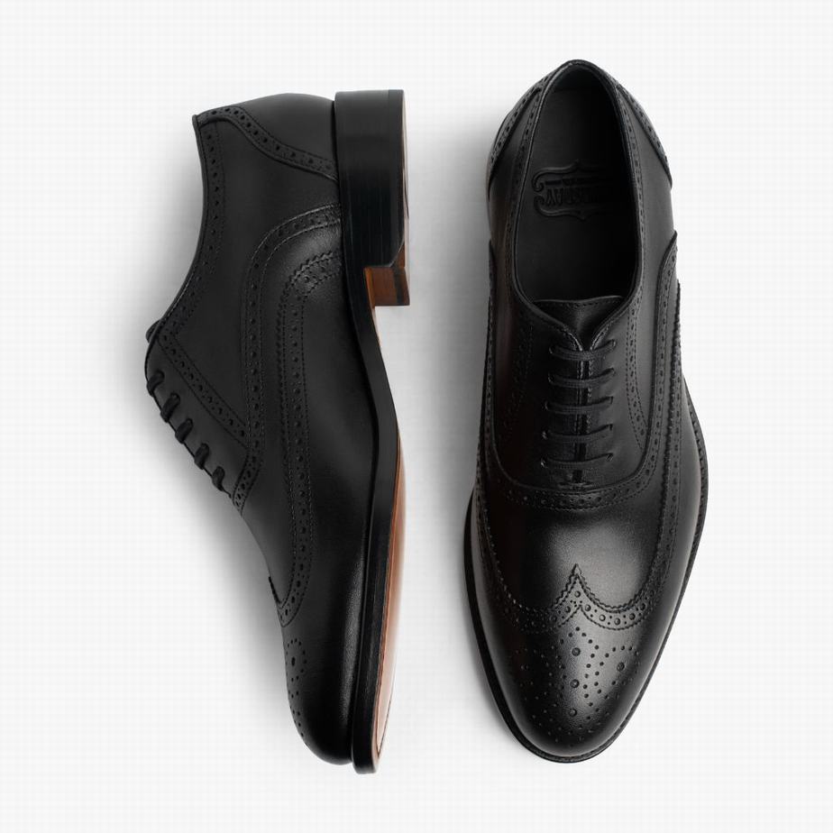 Black Thursday Boots Aviator Men Dress Shoes | UOY2860RU