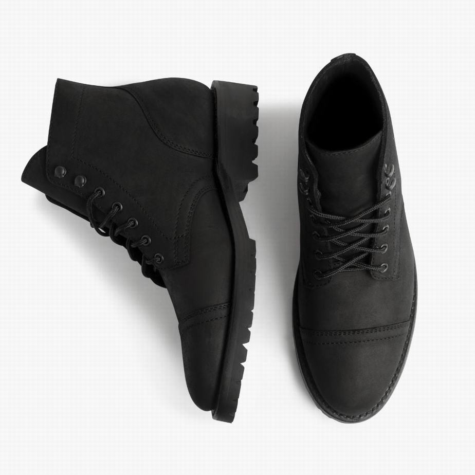 Black Thursday Boots Captain StormKing® Men Lace Up Boots | YRP5467EL