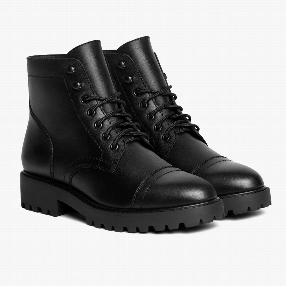 Black Thursday Boots Captain StormKing® Women Lace Up Boots | CUX2890DC