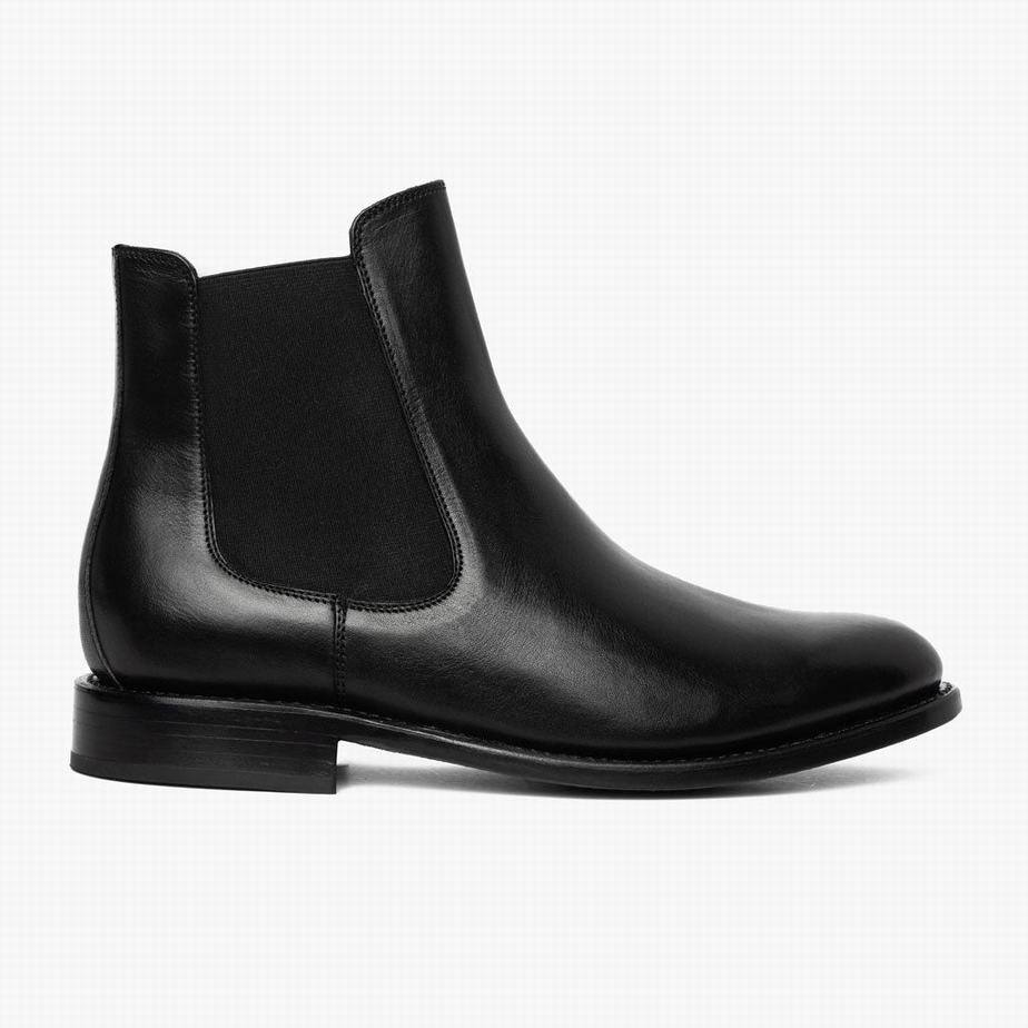 Black Thursday Boots Cavalier Men Chelsea Boots | KJR1128AB