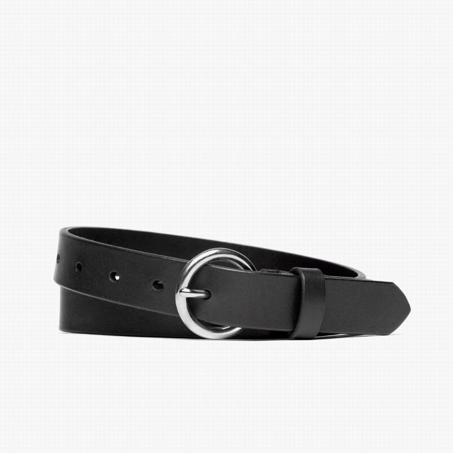 Black Thursday Boots Circle Leather Women Belts | WGC7142PD