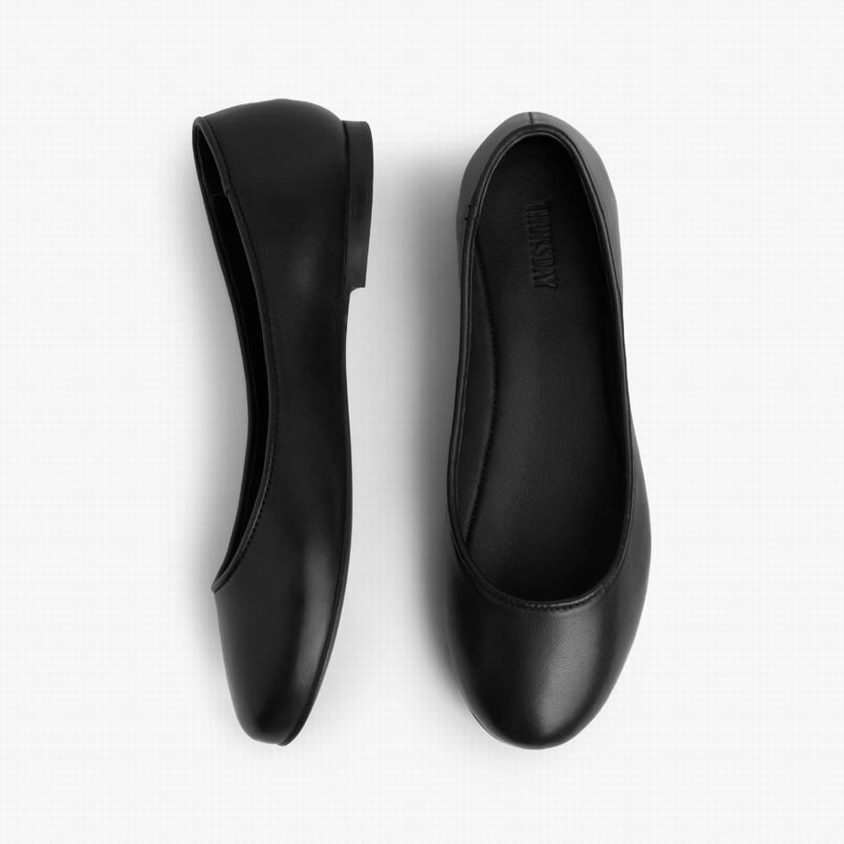 Black Thursday Boots Feliz Women Ballet Flats | OUD7327EK