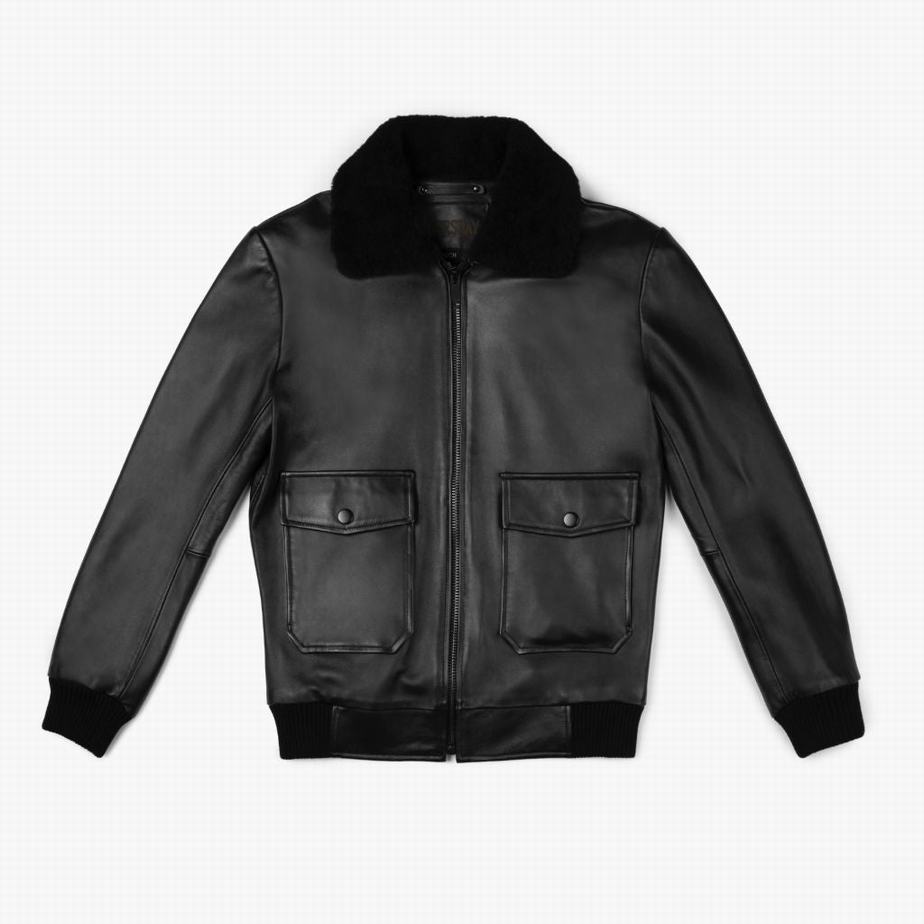 Black Thursday Boots Flight Men Jackets | VBX6115RD