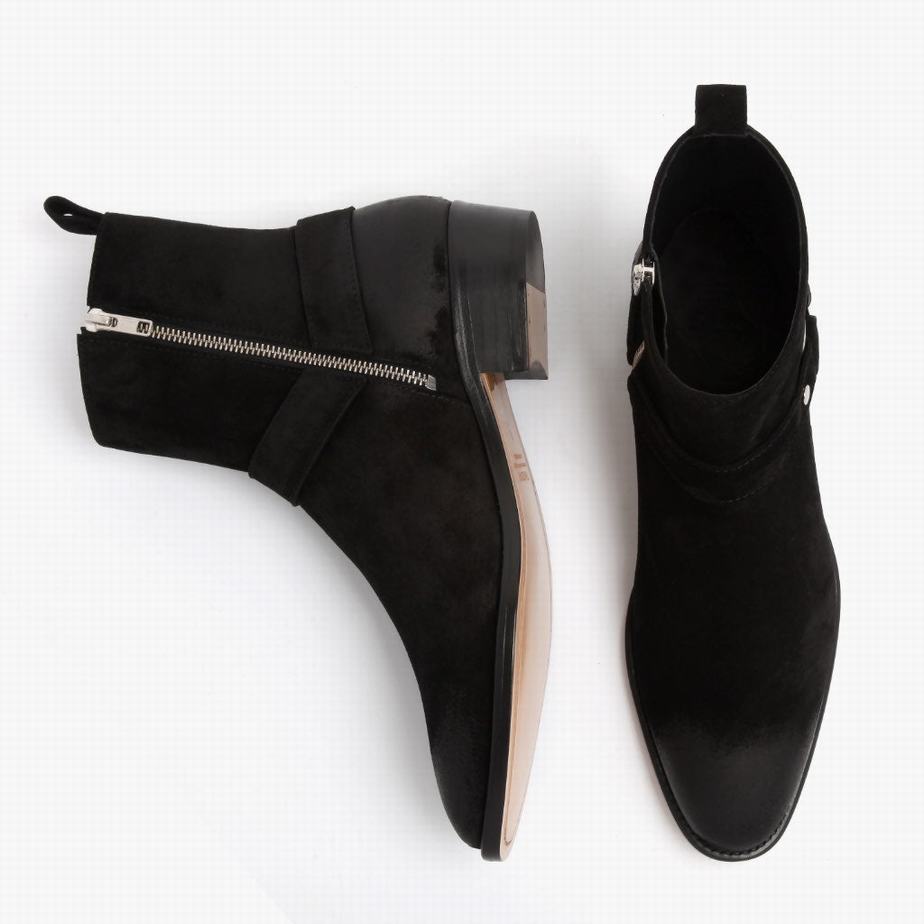 Black Thursday Boots Harness Men Chelsea Boots | BKS4169ZZ