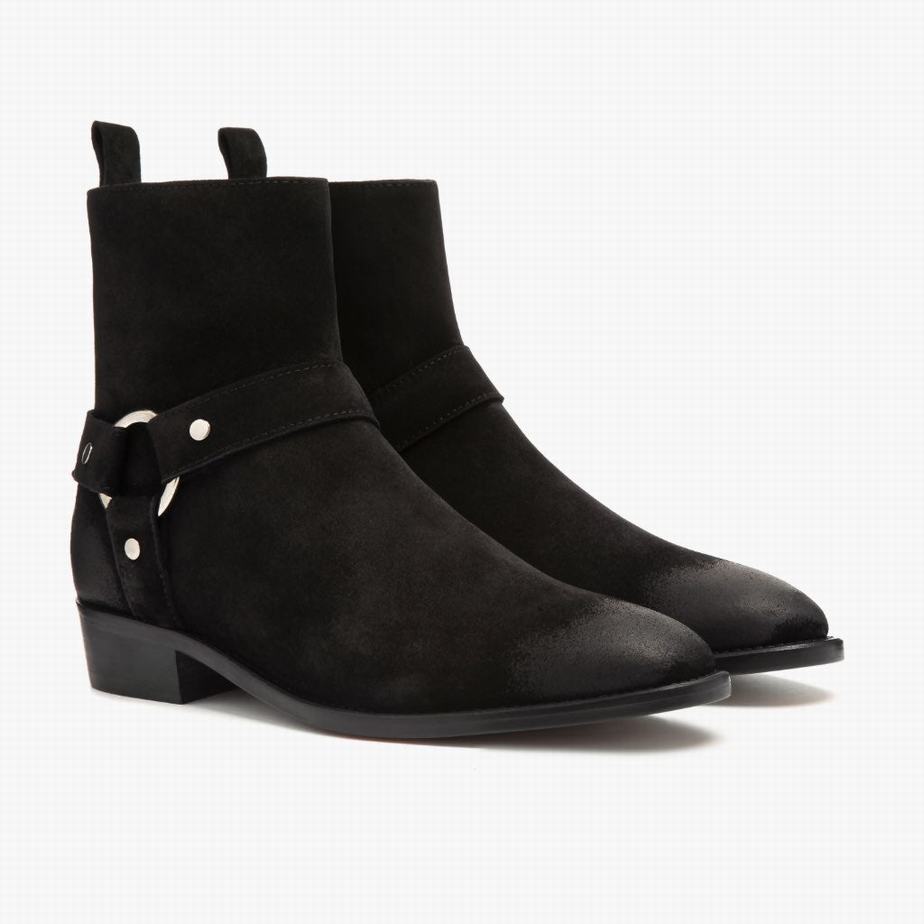 Black Thursday Boots Harness Men Chelsea Boots | BKS4169ZZ