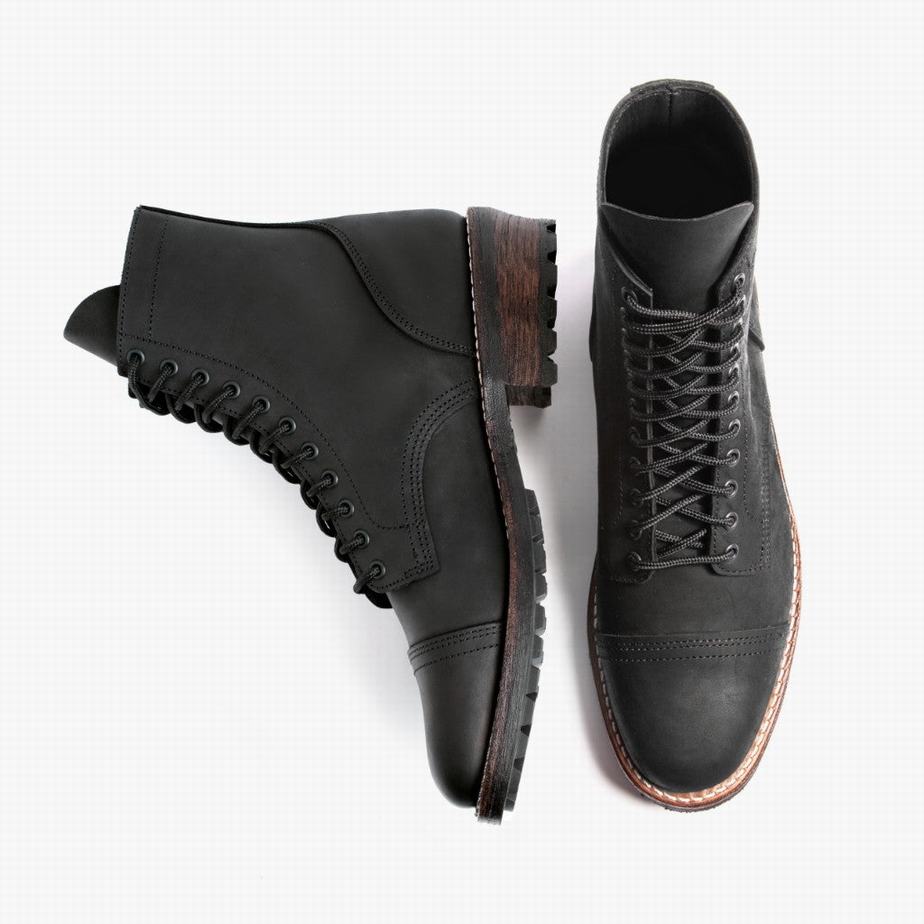 Black Thursday Boots Logger Men Lace Up Boots | LIS2383WS