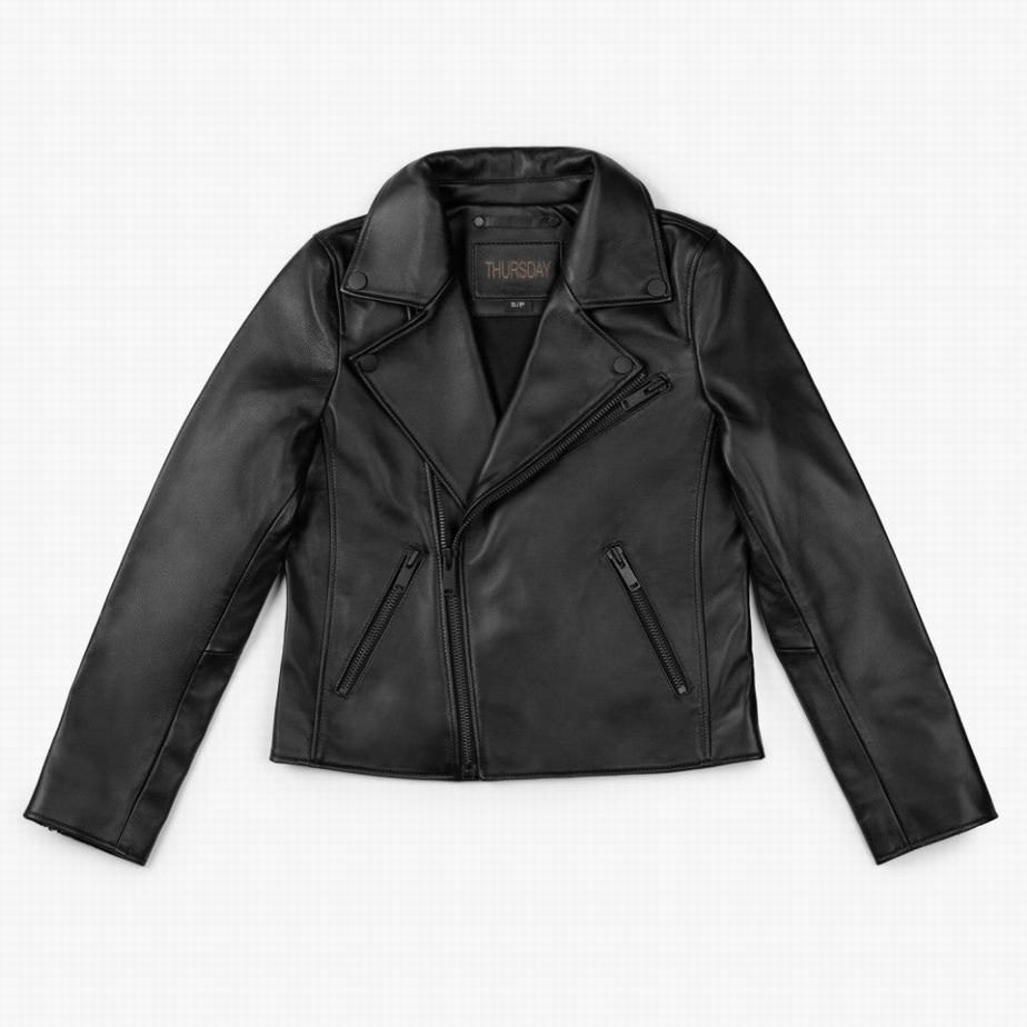 Black Thursday Boots Motorcycle Women Jackets | EMQ8775XD