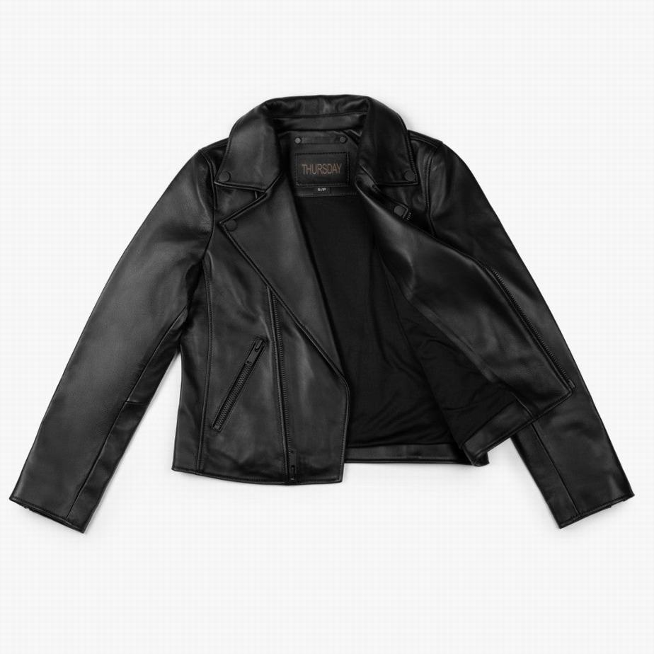 Black Thursday Boots Motorcycle Women Jackets | EMQ8775XD