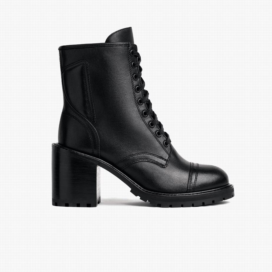 Black Thursday Boots Rebel Women Lace Up Boots | QQH8740EL