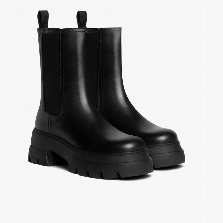 Black Thursday Boots Reign Women Chelsea Boots | HHJ896KG