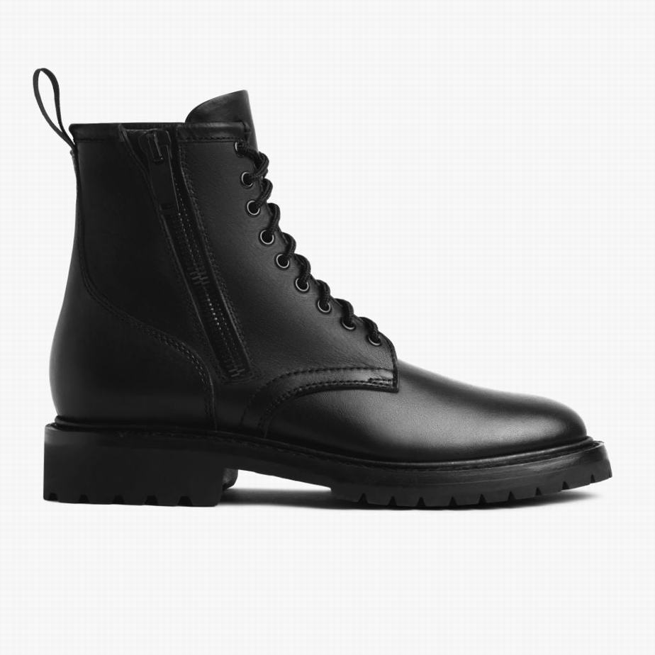 Black Thursday Boots Stomper Men Lace Up Boots | BXF6293PN