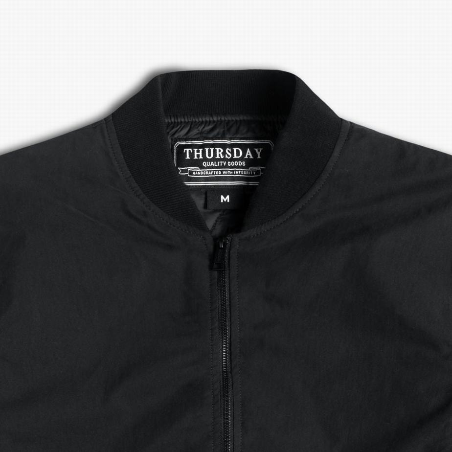 Black Thursday Boots Union Bomber Men Jackets | FJB97EZ