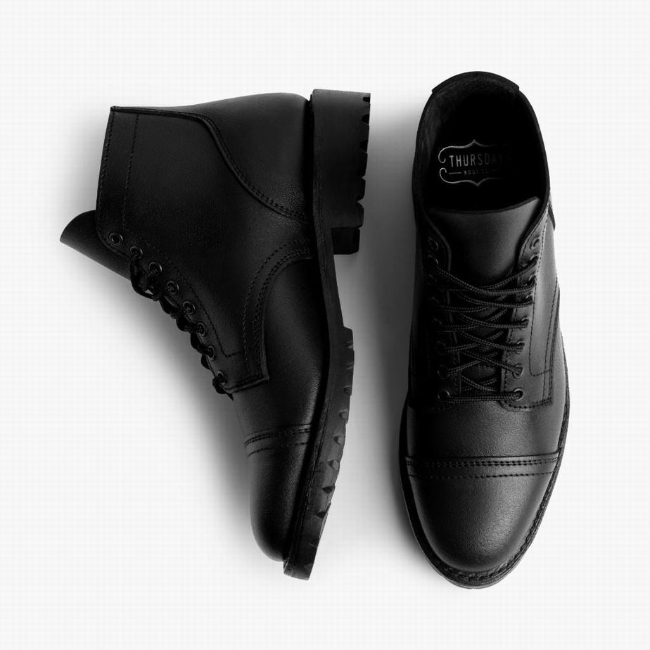 Black Thursday Boots Vanguard Men Lace Up Boots | BKO2618NA