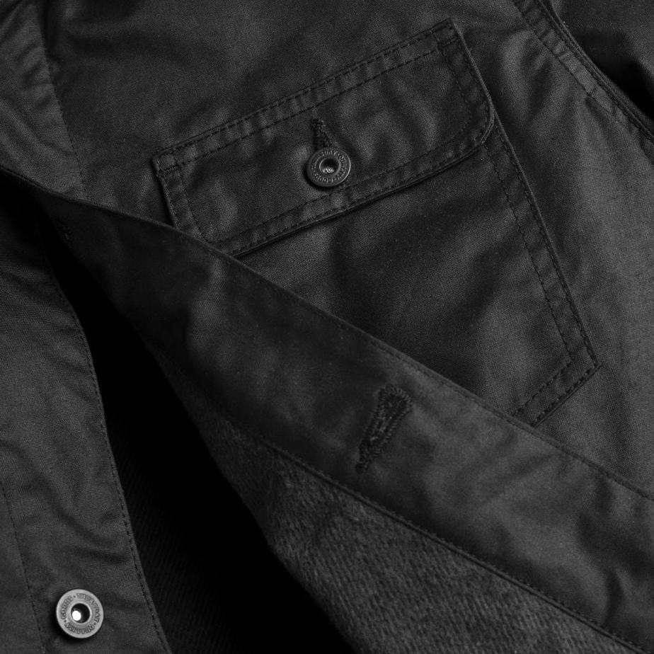 Black Thursday Boots Waxed Canvas Field Men Jackets | FHG573MG