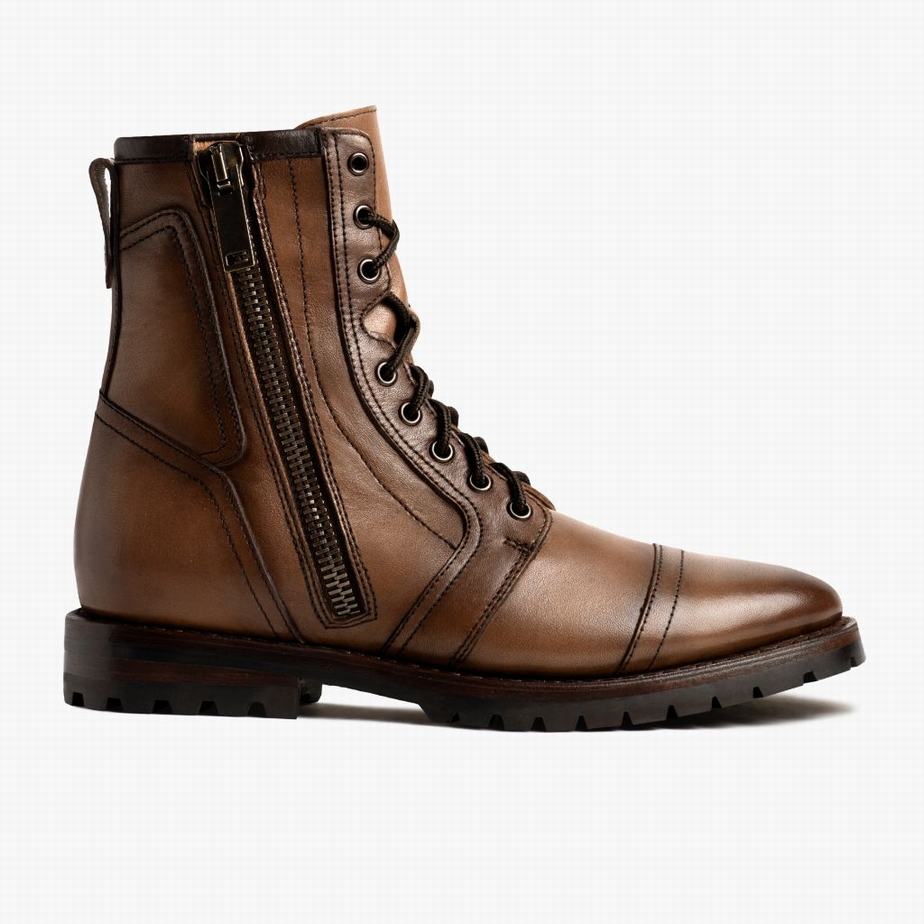 Brown Thursday Boots Casa Moto Men Lace Up Boots | DIW821MG